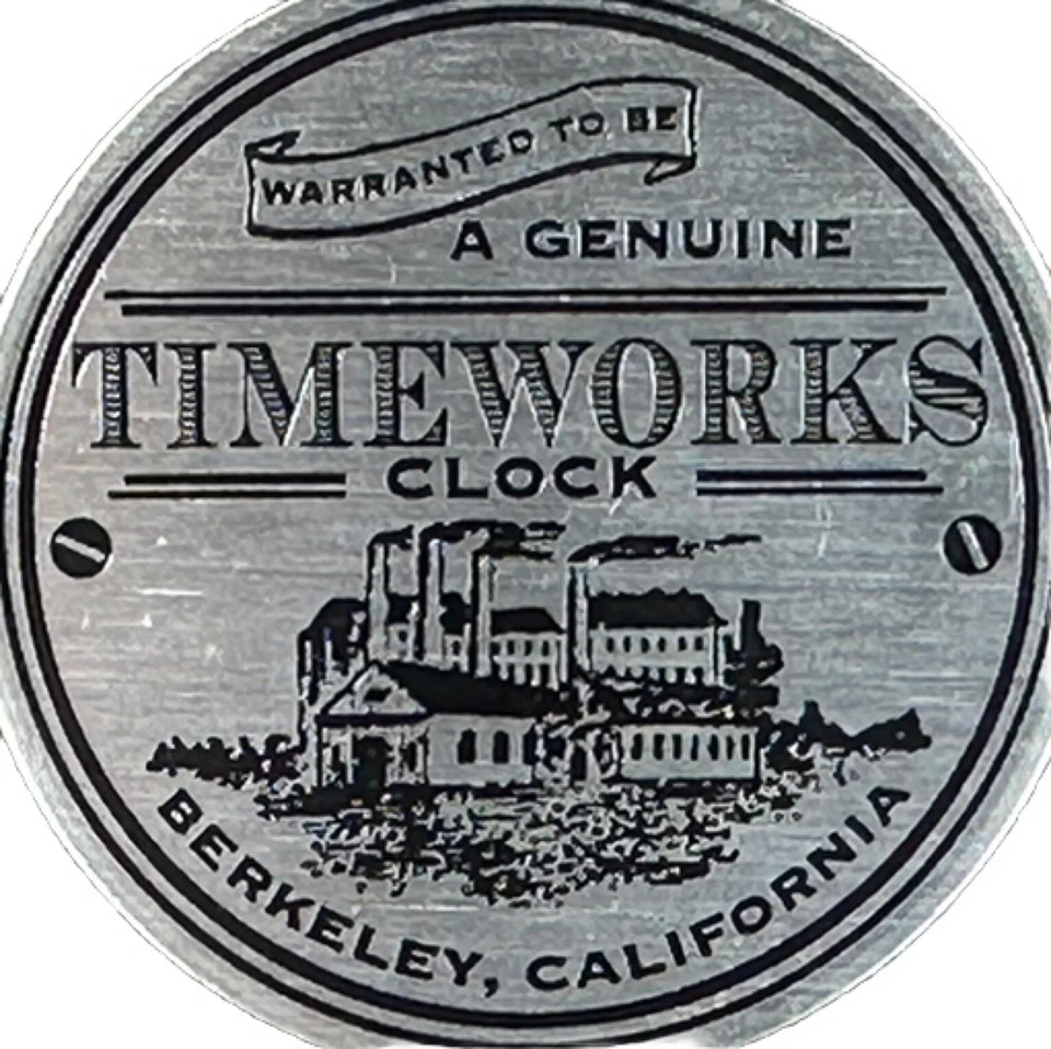 Timeworks Clock - 49 Bond Street - London - Berkeley, California - Black & Gold - Image 3 of 3