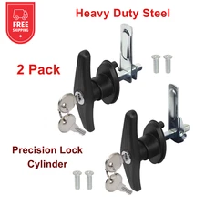 Truck Cap Camper Shell T-Handle Lock Latch Replacement Parts Truck Bed Topper