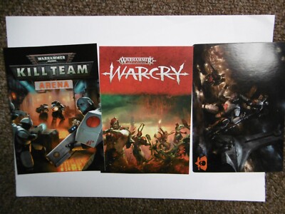 Warhammer KILL TEAM WARCRY SET OF 3 ART CARDS UNUSED NEW