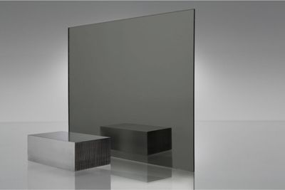 5 Sheets 1/8'' GRAY Mirror Acrylic Plexiglass 12'' x  12''
