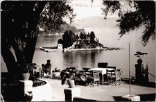 Greece Corfu Pontikonisi Vintage RPPC B175