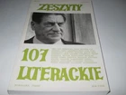 ZESZYTY LITERACKIE 107 IWASZKIEWICZ KRAVOS LIBERA MYCIELSKI WATOWA SZARUGA CYZ