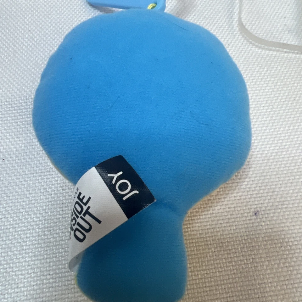 Bolso Dije Disney Pixar INSIDE OUT #5 JOY Juguete de Peluche para McDonalds Emociones Clip Foto 3 de 4