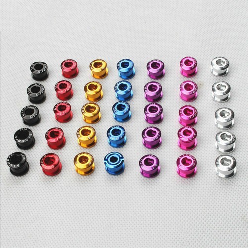 Bulloni bicicletta US Alluminio MTB Strada BMX Singoli Doppi Tripli Viti 4/5pz - Foto 3 di 14