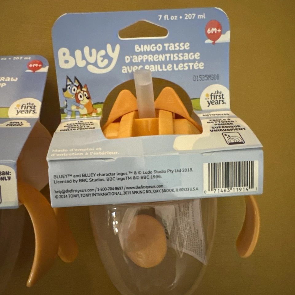 2 The First Years Bingo Weighted Straw Cup - Spill Proof Toddler Straw Cups  - Image 3 of 4