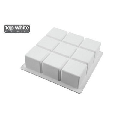 SILIKOMART FORMO CUBIC Top weiß Silikon 17cm H.5,cm 20.343.87.0065