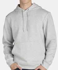 Athletic Works Mens Hoodie Sweatshirt Light Grey Pullover Drawstring 3XL NWT