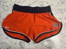 Women’s Size Small Under Armour Auburn Tigers College Sports Short Shorts Orange