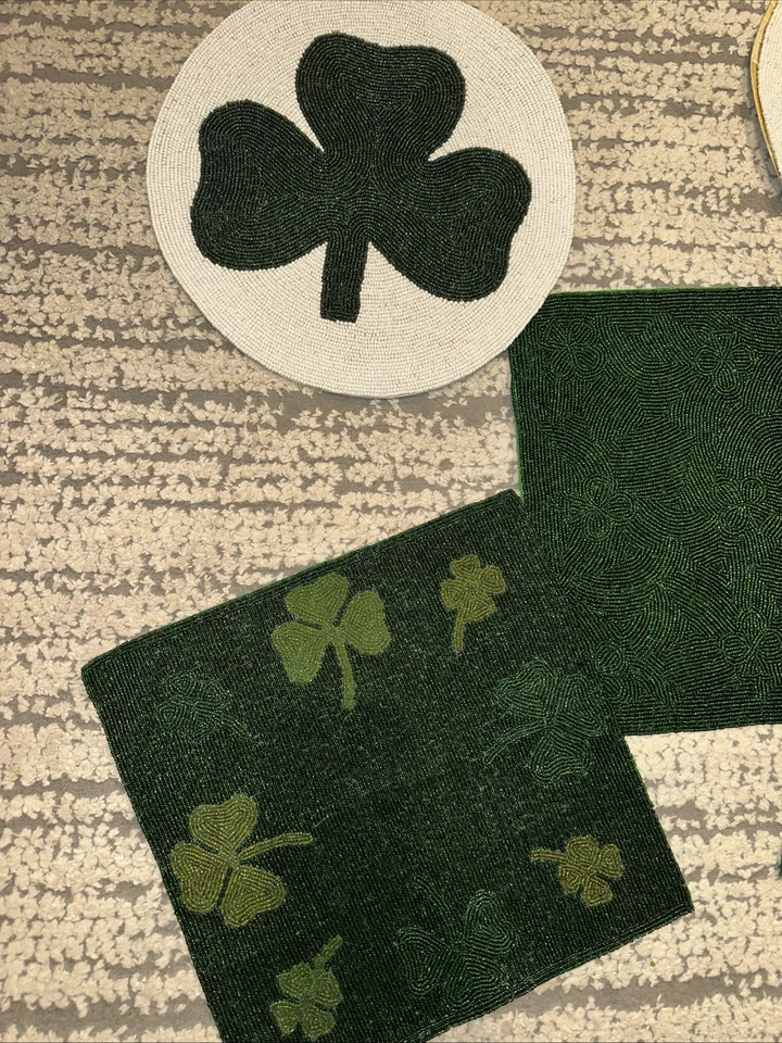 Juego de 5 irlandeses/st. Manteles individuales del día de Patricio Foto 2 de 4