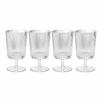 Stelton Weinglas 4Er Set Pilastro, Trinkglas, Glas, Clear, 180 Ml, X-520