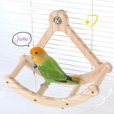 Bird Perch Toy Interactive Rocking Parakeet Toy for Cockatoo Parrot