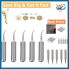 900M-T-SI Soldering Iron Tips 5-Pack Conical Replacement for Station 936 852D...