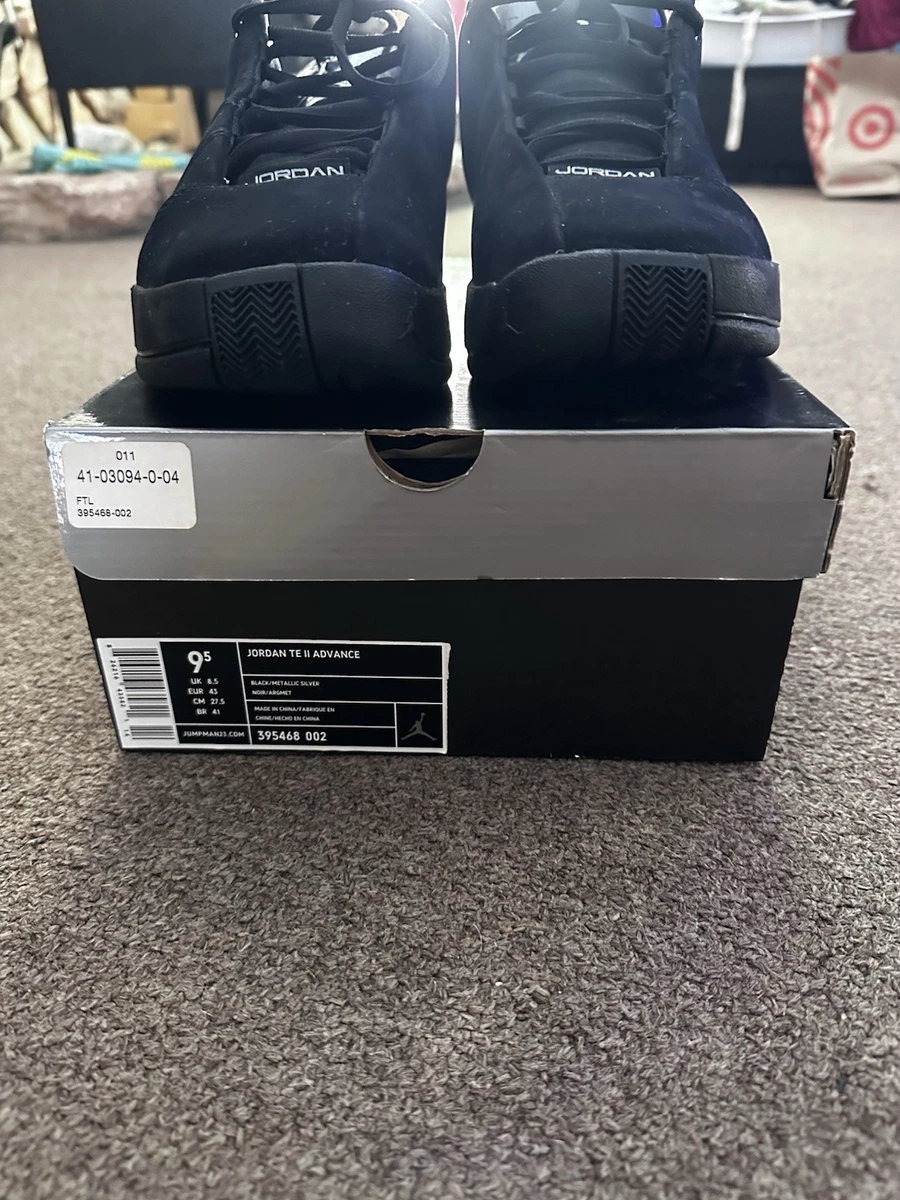 Jordan TE 2 Advance Black Metallic Silver for Sale | Authenticity  Guaranteed | eBay