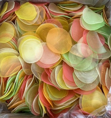 KC Commerce Uncooked Prawn Crackers, 5 LB Family Size, Crispy and Delicious S...