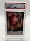 2007 Topps Draft Picks Tom Brady #4 Chrome Bronze PSA 9 New England Patriots