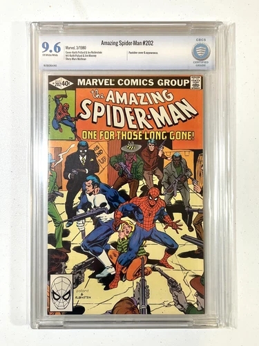 SPIDER-MAN #202 CBCS 9.6 guest-starring the Punisher! 1980 Marvel Comics