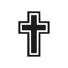 Christian Cross Vinyl Decal