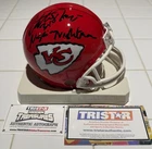 Christian Okoye "Nigerian Nightmare" Signed Hidden Treasure Chiefs Mini Helmet