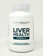 PUREHEALTH Research LIVER HEALTH Formula 60 Capsules EXP 4/2027