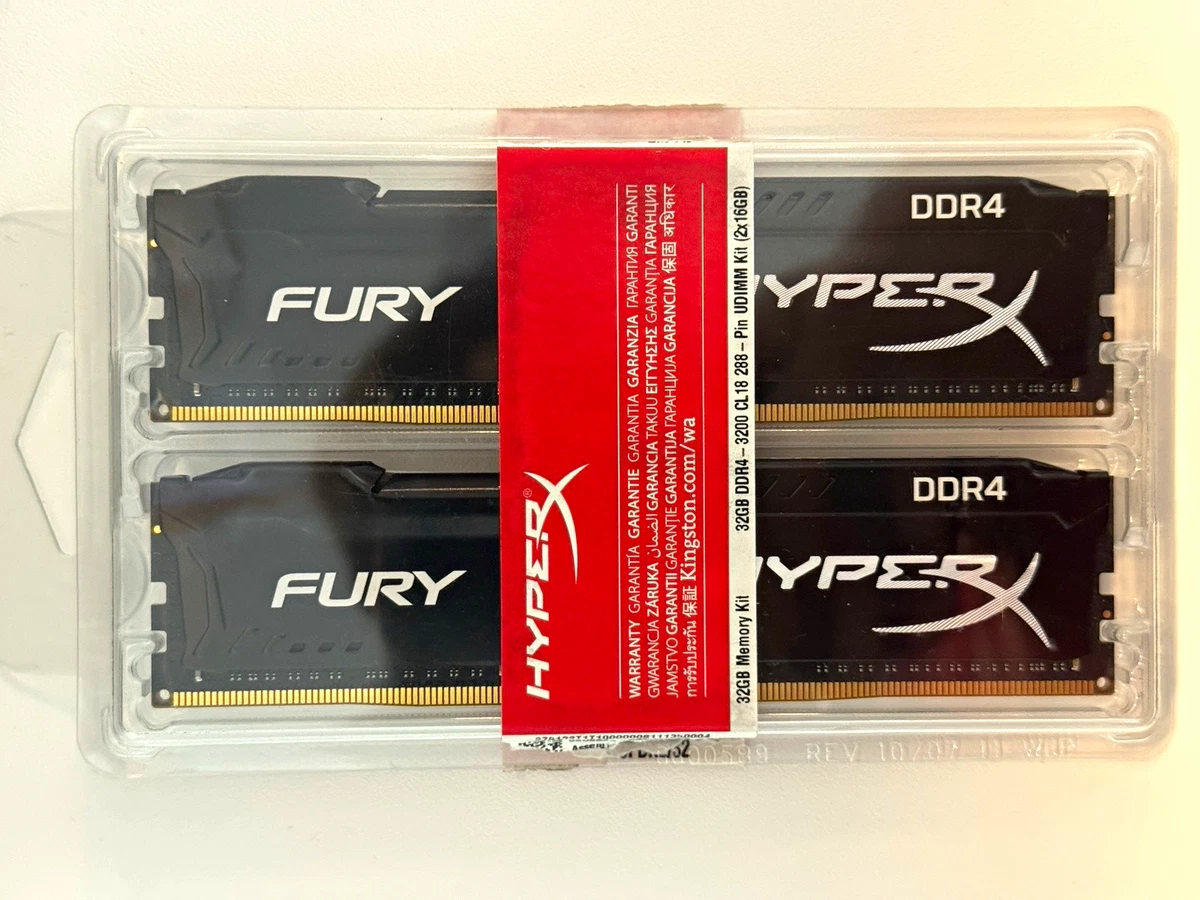 DDR4 SDRAM HyperX 32 GB Total Capacity Memory (RAM) for sale - eBay