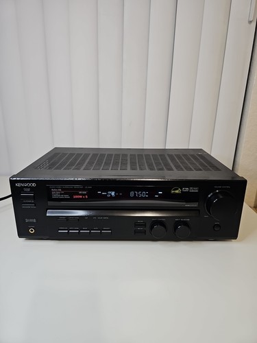 Kenwood VR-606 5.1 Channel AV Receiver 100W x5 Dolby Pro Logic Tested No Remote