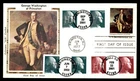 Mayfairstamps US FDC 1977 New Jersey George Washington at Princeton mixed franki