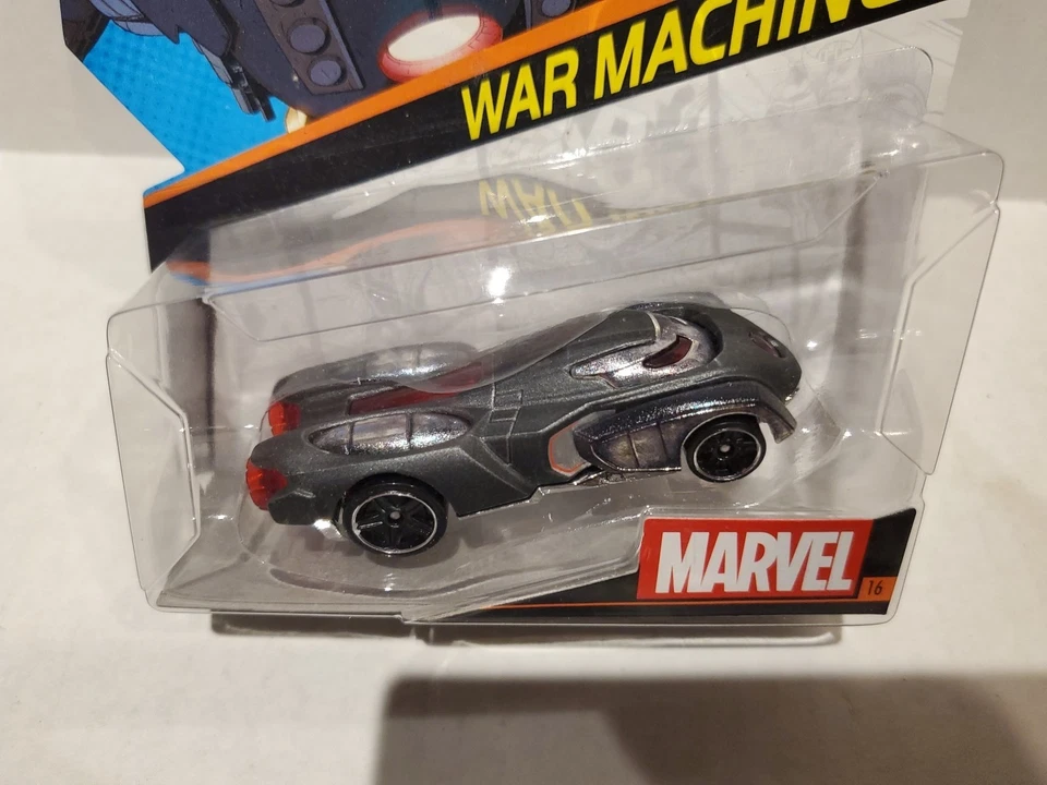 Hot Wheels Disney Personaje Coches Marvel War Machine Die Cast Car Iron Man Foto 3 de 4