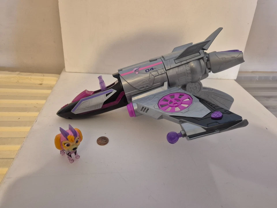 PAW Patrol The Mighty Movie Skye's Deluxe Jet & Figure Set, Electrónico, Combinar Foto 2 de 4