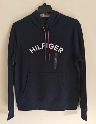NWT Tommy Hilfiger Men's Embroidered Logo Hoodie Sweatshirt Size M & L