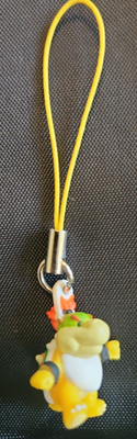 #ad Super Mario Bros. Bowser Jr Mini Figure Strap Nintendo 1 2 in $20.00