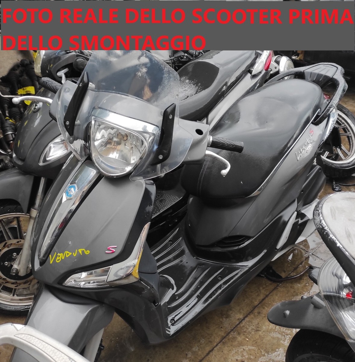 Carene Pezzi Liberty 125 Carena Posteriore Destra PIAGGIO LIBERTY
