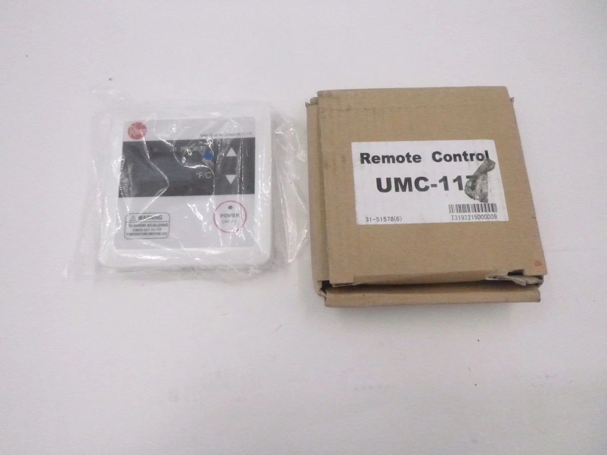 Rheem UMC-117 Wired Main Remote Control For Tankless Water Heater | eBay