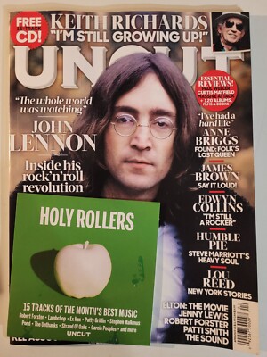 UNCUT MAGAZINE + CD April 2019 w/ JOHN LENNON + Lou Reed + James Brown