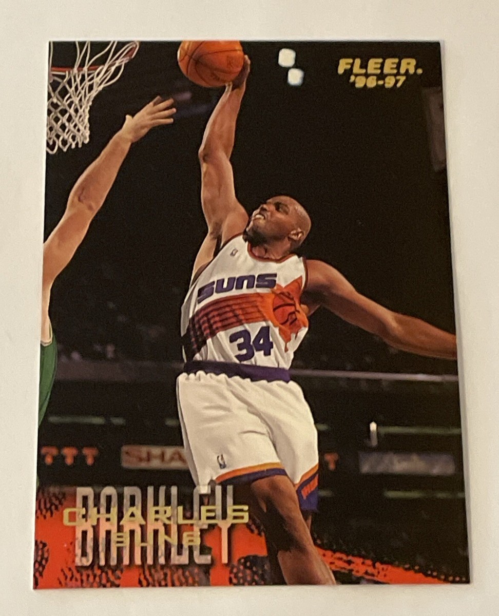 CHARLES BARKLEY (Phoenix Suns) 1996-97 FLEER BASKETBALL CARD