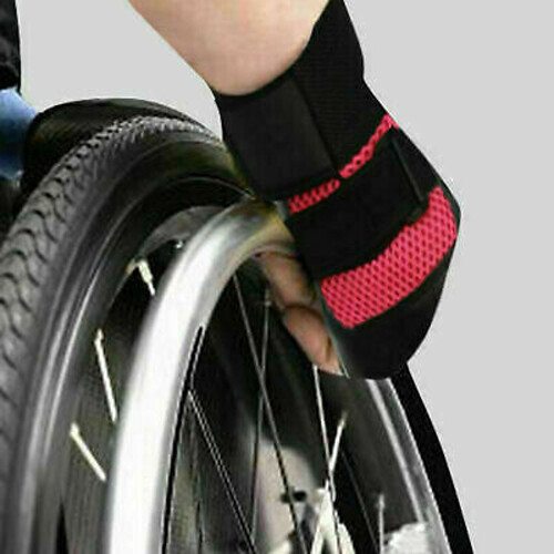 Ladies Women Wheelchair Gloves Mobility Disability Full Thumb Fingerless Gloves - Picture 4 of 6