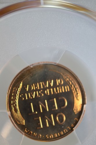 PR66RD 1957 RED LINCOLN WHEAT PENNY PCGS GRADED 1C PROOF CAMEO LOOK LIKE COIN - Picture 6 of 9