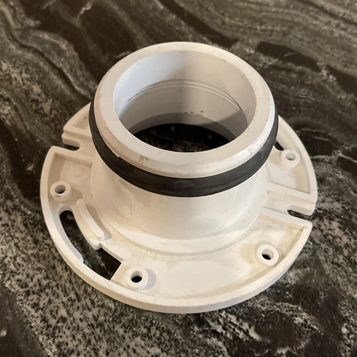 4" x 3" Plastic Two Finger Closet Flange PVC C4743P JonesStephens - Picture 3 of 3