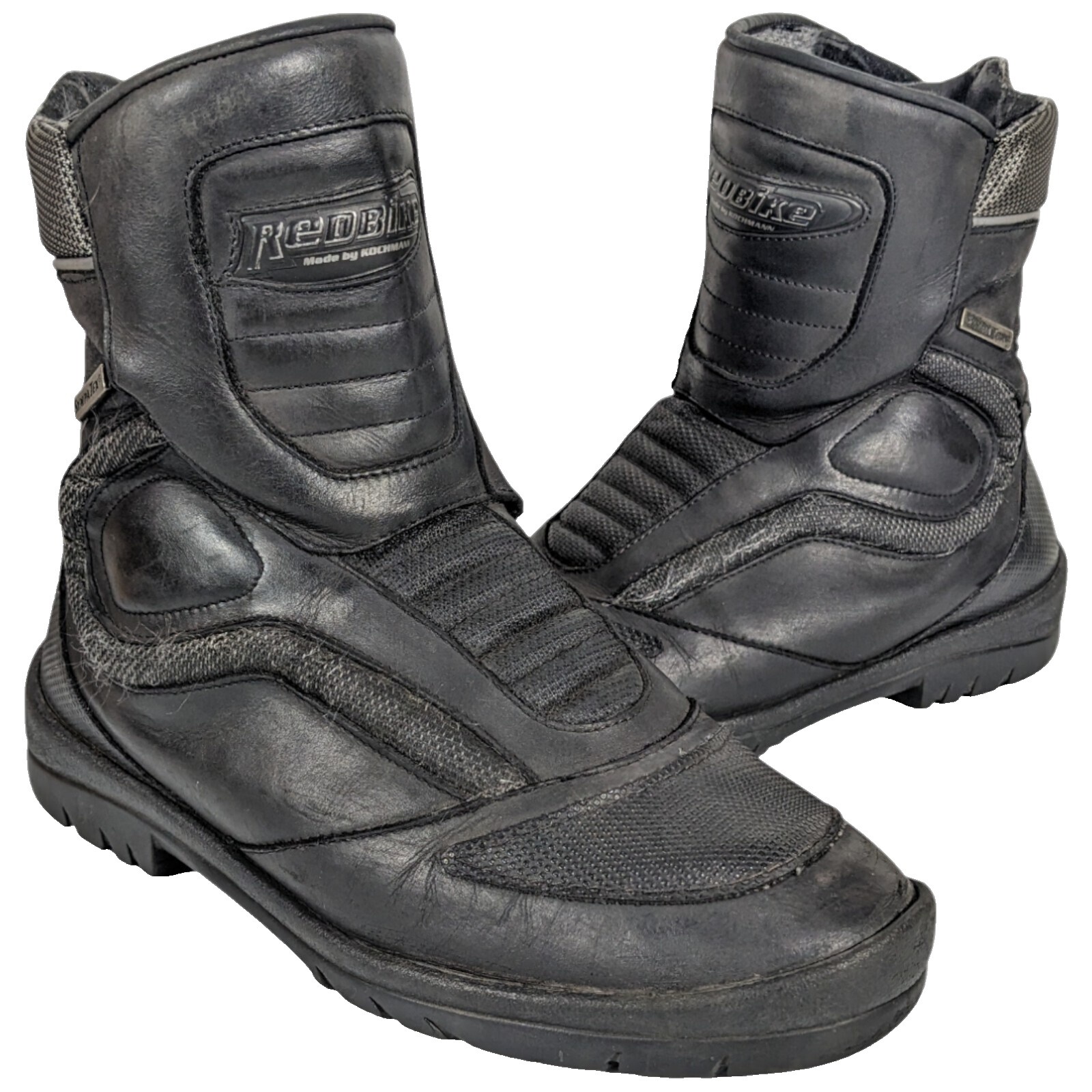 Kochmann Sympatex Monza black leather motorcycle riding boots. Size 5.5 Kochmann Motorcycle Boots for sale | eBay main image 4