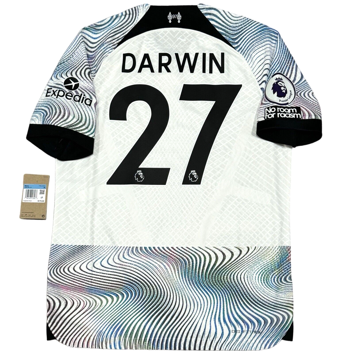 2022/23 Liverpool Authentic Away Jersey #27 Darwin Nunez Medium