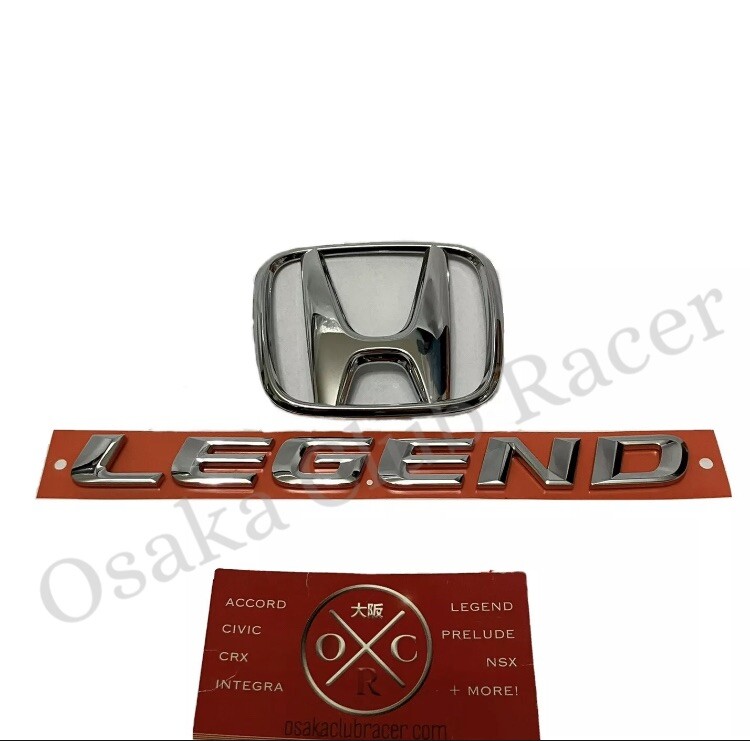 New OEM KB1 Honda Legend Rear Emblem Set JDM Badges 2005-2008