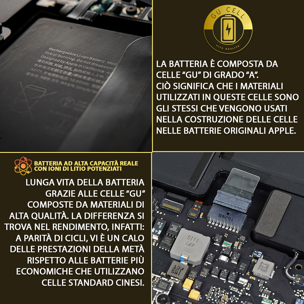 Nuova Batteria per MacBook Pro 14 A2992 A2977 | 6300mAh 11.58V 2023 - 2