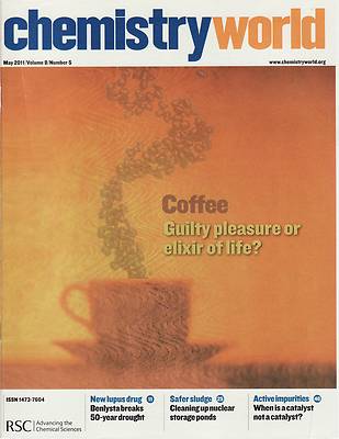 Chemistry World - May 2011 - Royal Society of Chem - coffee, catalysis, DNA/HIV