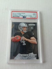 DEREK CARR 2014 PANINI PRIZM #257 ROOKIE RC PSA 9 MINT RAIDERS Saints NFL