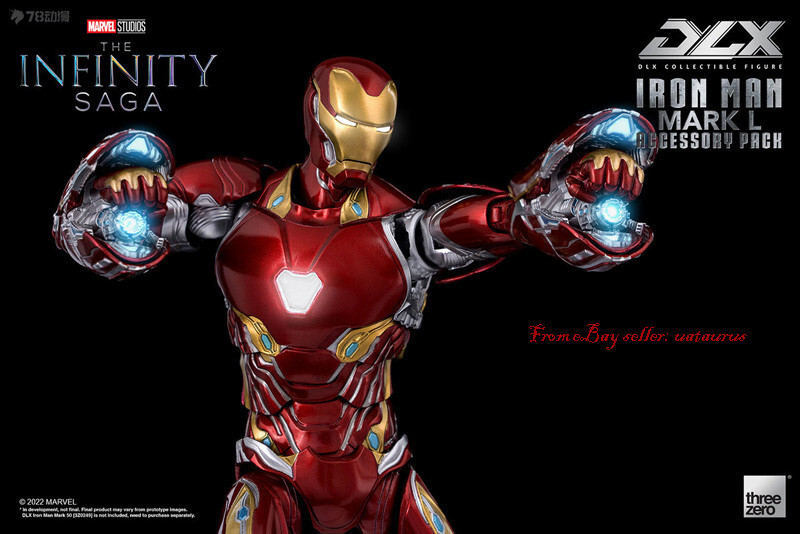 Perfect Threezero 1/12 The Infinity Saga Dlx Iron Man Mark 50
