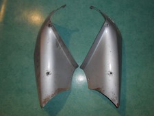 Paire tablier pare jambes gris clair métallisé Motobécane 40 46 49 50 56 59