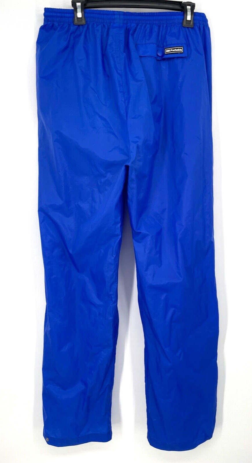 Helly Hansen men size XL Blue Tech Waterproof 100 nylon Rain pants zip