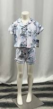 Disney Girls 2-piece Stitch Short Sleeve and Short Pajama Size 4/5