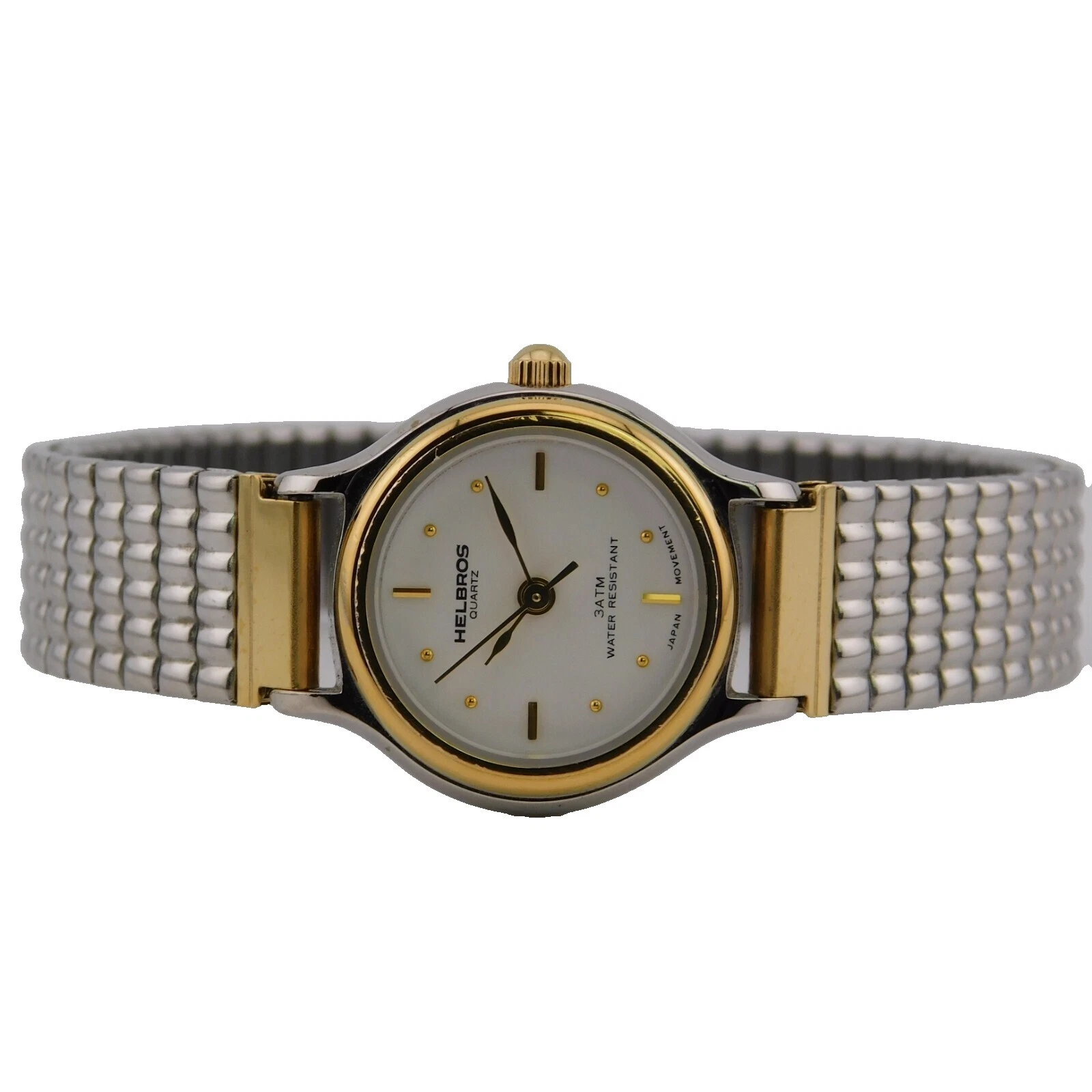 Helbros Stainless Steel Case Wristwatches