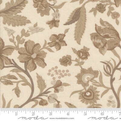 Sacre Bleu Pearl Parterre Florals by French General for Moda 1/2 Yard 13970 11