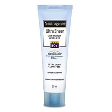1X Neutrogena Ultra sher Sunscreen SPF 50+Ultra light for oily and dry skin 30ml